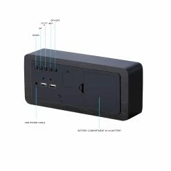 Flash Sale 🌟 Australia Only - TODO Digital LED Alarm Clock W/ Dual USB Charge Port 115 Colour LED - Black ✔️ 9 Flash Sale 🌟 Australia Only - TODO Digital LED Alarm Clock W/ Dual USB Charge Port 115 Colour LED - Black ✔️ -Todo Online Shop 005d089fd4d04cceae0a6fd69d5ee4b1