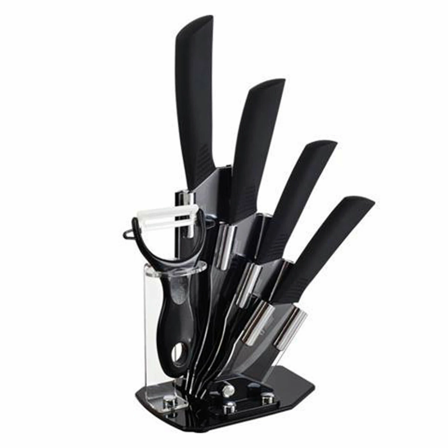 Deals 😉 Australia Only - TODO 5 Pcs Ceramic Knife And Peeler Set W/ Knive Stand Black ⌛ 1 Deals 😉 Australia Only - TODO 5 Pcs Ceramic Knife And Peeler Set W/ Knive Stand Black ⌛