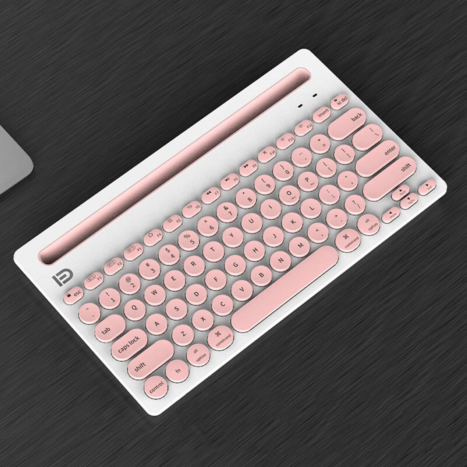 Promo ⌛ Todo Rechargeable Wireless Bluetooth Keyboard Tablet Mount Holder - Pink - To Australia 🥰 5 Promo ⌛ Todo Rechargeable Wireless Bluetooth Keyboard Tablet Mount Holder - Pink - To Australia 🥰 - Image 5