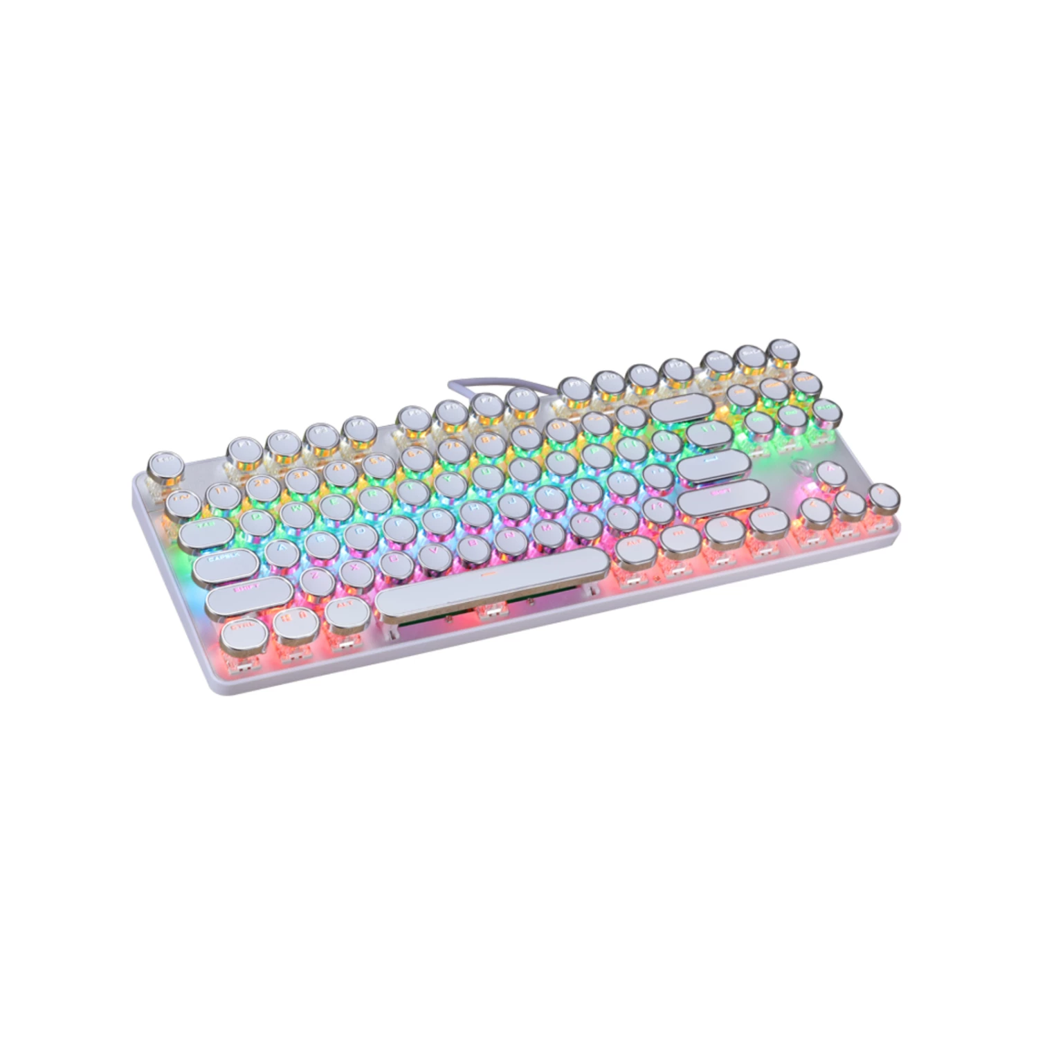 Buy 🥰 Australia Only - Todo Mechanical Gaming Keyboard Linear Blue Switch 87 Key USB - White 🎁 2 Buy 🥰 Australia Only - Todo Mechanical Gaming Keyboard Linear Blue Switch 87 Key USB - White 🎁 - Image 2