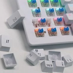 Best Sale 😀 Australia Only - Todo Mechanical Gaming Keyboard Linear Blue Switch 104 Key USB - White 😀 9 Best Sale 😀 Australia Only - Todo Mechanical Gaming Keyboard Linear Blue Switch 104 Key USB - White 😀 -Todo Online Shop 0d91c2528afb424ebb43b86aba764982