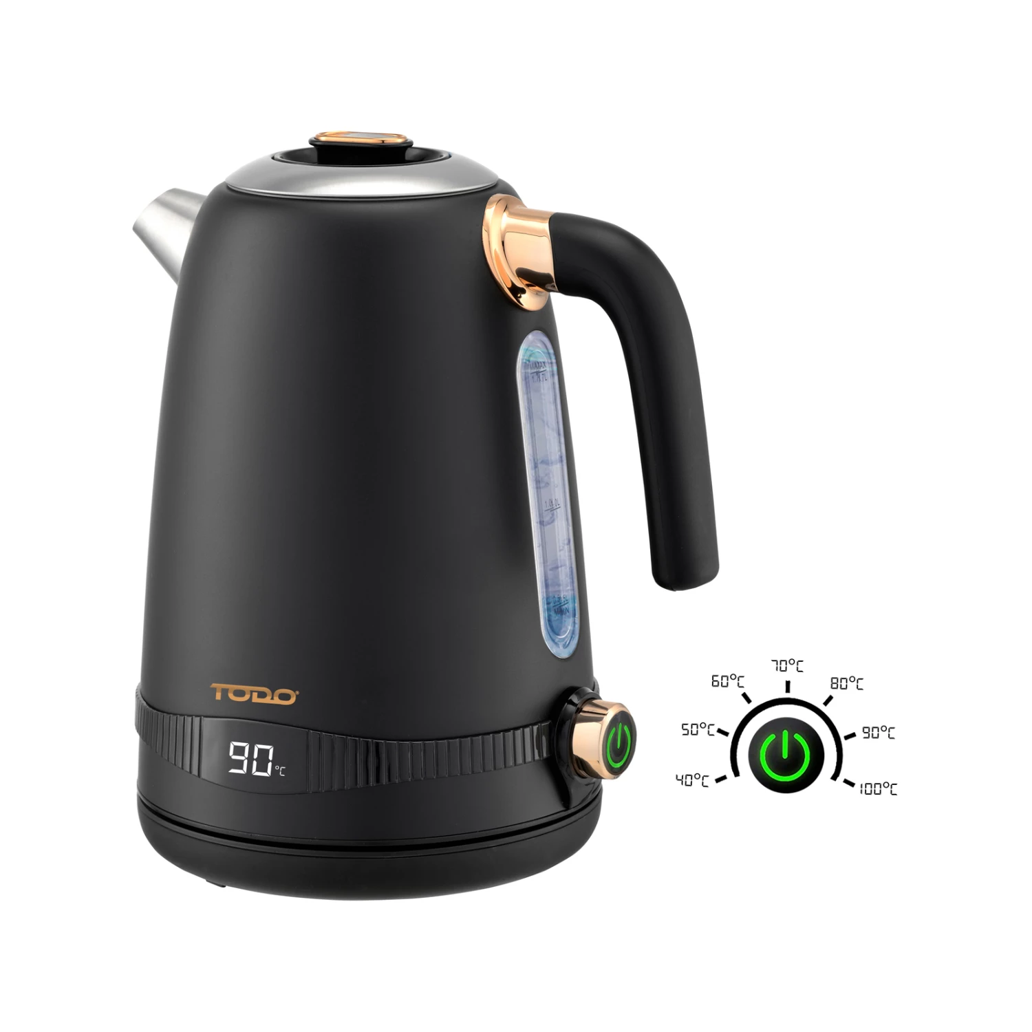 Best Pirce 👏 TODO 2200W 1.7L Stainless Steel Electric Cordless Kettle Black - To Australia ⌛ 2 Best Pirce 👏 TODO 2200W 1.7L Stainless Steel Electric Cordless Kettle Black - To Australia ⌛ - Image 2