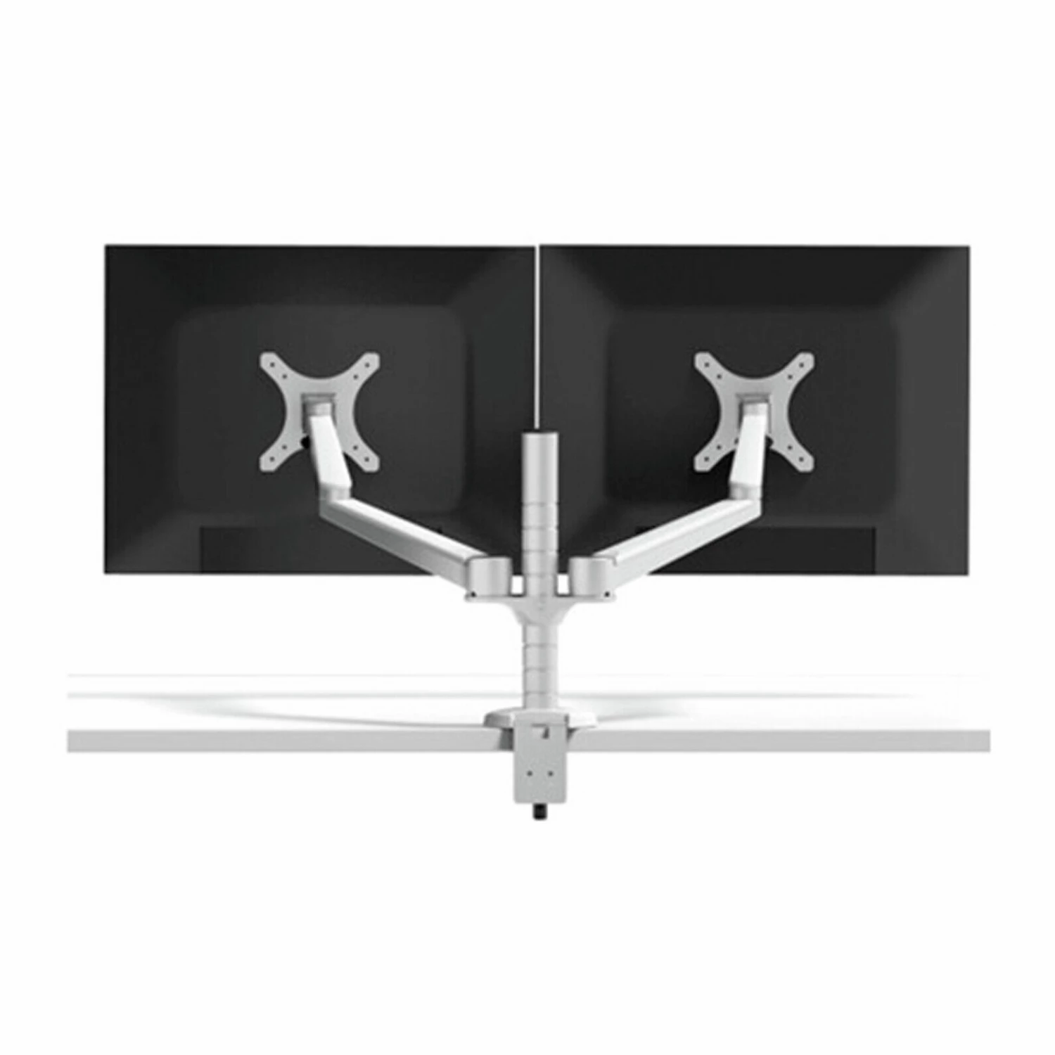 Best Sale 😍 TODO 14"- 27" Aluminium Dual Monitor Bracket Stand Desk Mount Tilt / Rotate Silver - To Australia 🛒 2 Best Sale 😍 TODO 14"- 27" Aluminium Dual Monitor Bracket Stand Desk Mount Tilt / Rotate Silver - To Australia 🛒 - Image 2