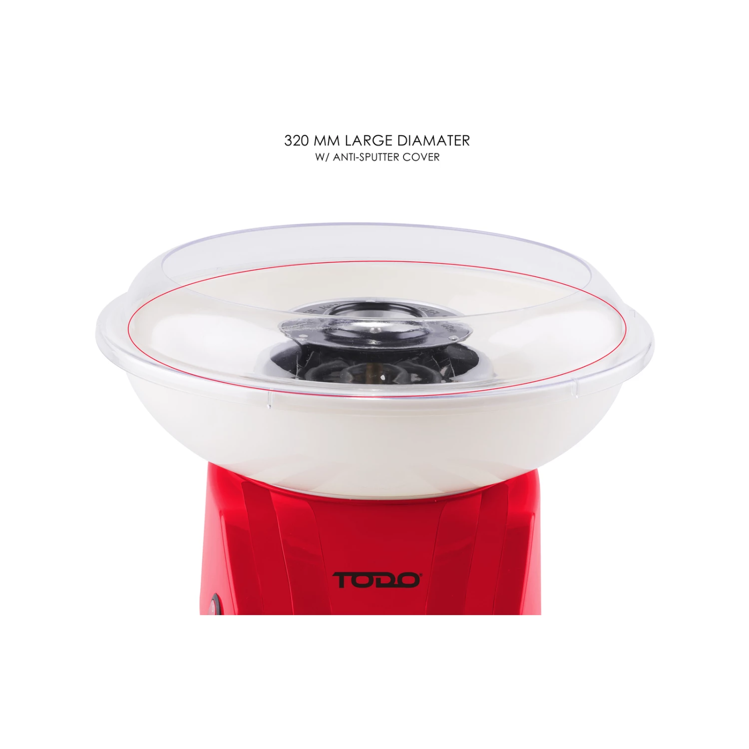 Outlet ⭐ Australia Only - TODO 470W Electric Cotton 🍬 Candy Fairy Floss Maker Red ❤️ 4 Outlet ⭐ Australia Only - TODO 470W Electric Cotton 🍬 Candy Fairy Floss Maker Red ❤️ - Image 4