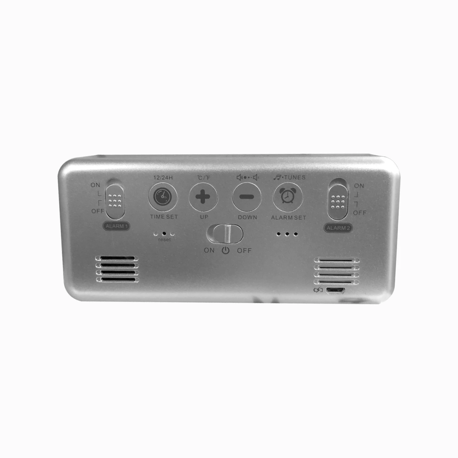 Top 10 🔥 TODO Digital Alarm Clock Large Display USB Rechargeable - Silver - To Australia ✨ 2 Top 10 🔥 TODO Digital Alarm Clock Large Display USB Rechargeable - Silver - To Australia ✨ - Image 2