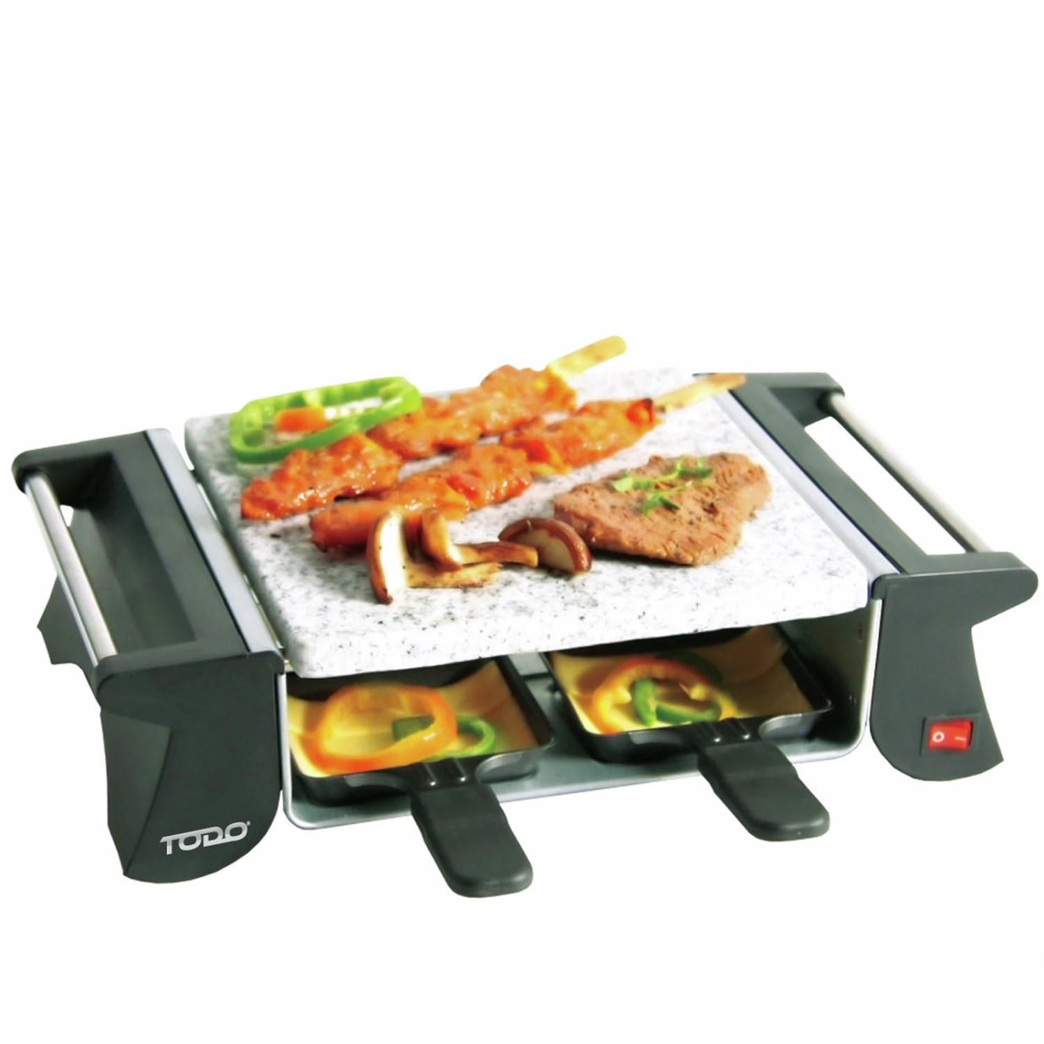 Flash Sale 👏 Australia Only - TODO 500W Electric Stone Plate Mini Grill W/ 4 Cooking Pots Black 🎉 1 Flash Sale 👏 Australia Only - TODO 500W Electric Stone Plate Mini Grill W/ 4 Cooking Pots Black 🎉