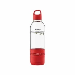 Flash Sale 😀 Australia Sale - Todo Portable Bluetooth Speaker Water Bottle Rechargeable - Red 🔥