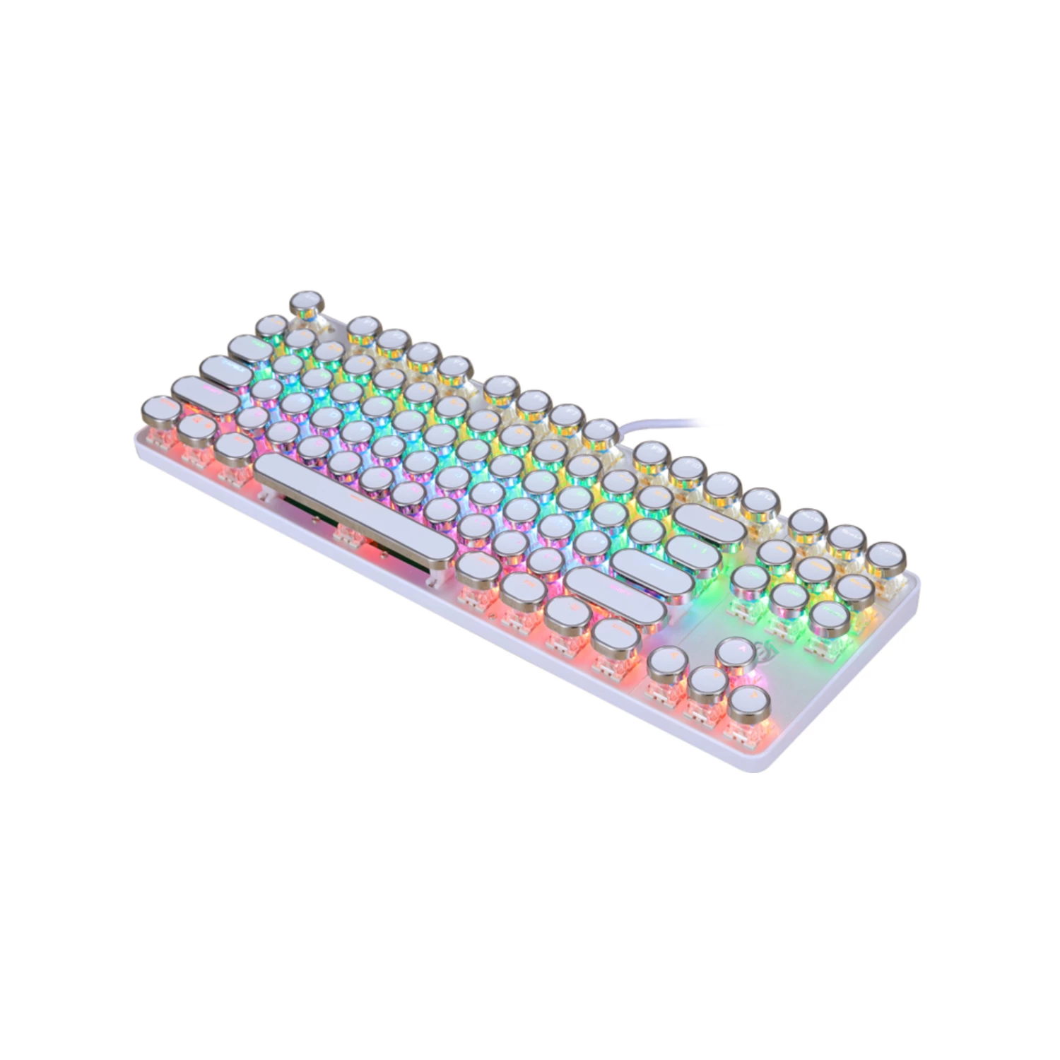 Buy 🥰 Australia Only - Todo Mechanical Gaming Keyboard Linear Blue Switch 87 Key USB - White 🎁 3 Buy 🥰 Australia Only - Todo Mechanical Gaming Keyboard Linear Blue Switch 87 Key USB - White 🎁 - Image 3