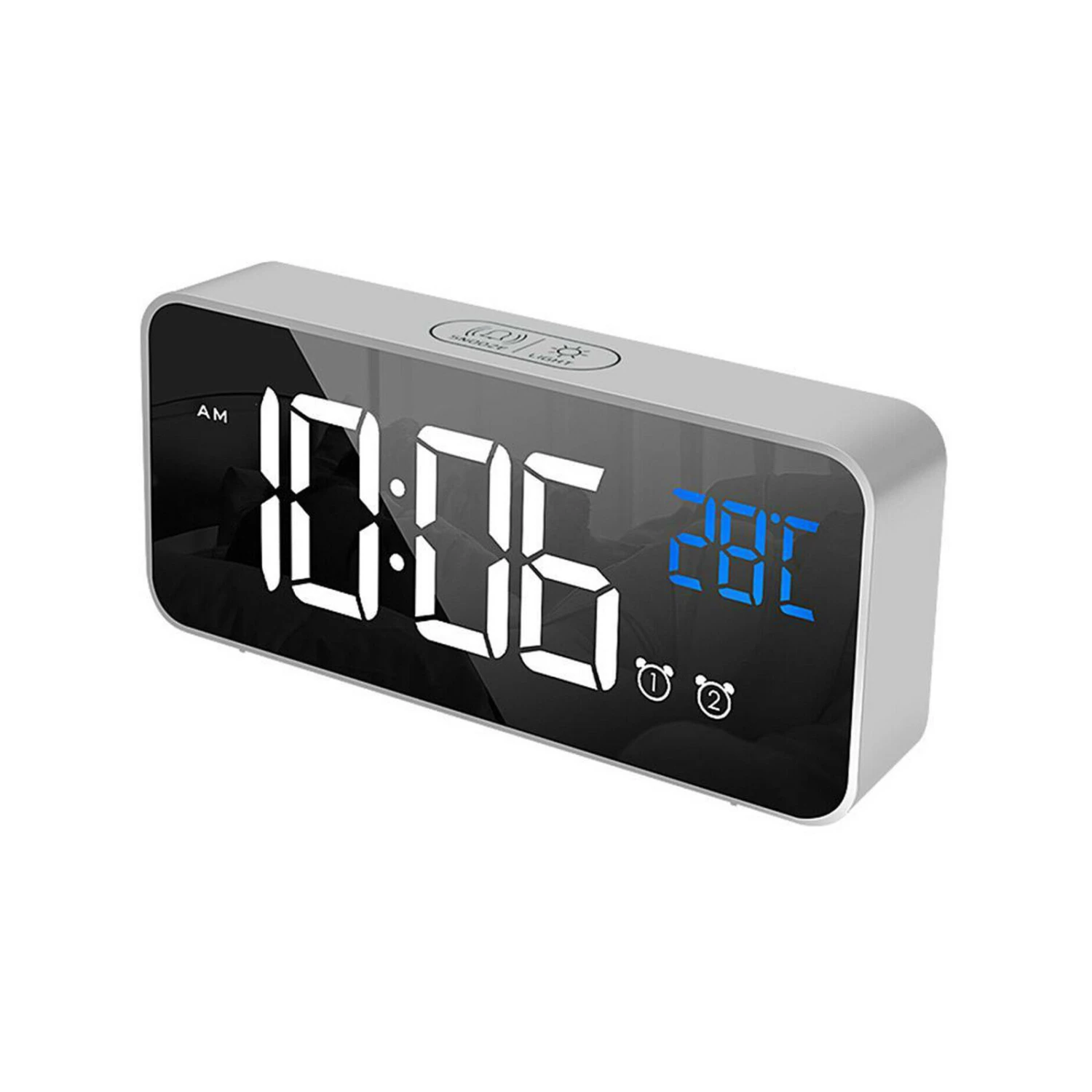 Top 10 🔥 TODO Digital Alarm Clock Large Display USB Rechargeable - Silver - To Australia ✨ 1 Top 10 🔥 TODO Digital Alarm Clock Large Display USB Rechargeable - Silver - To Australia ✨