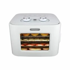 Flash Sale โจ Australia Sale - TODO 400W Food Dehydrator Stainless Steel Interior - White ๐