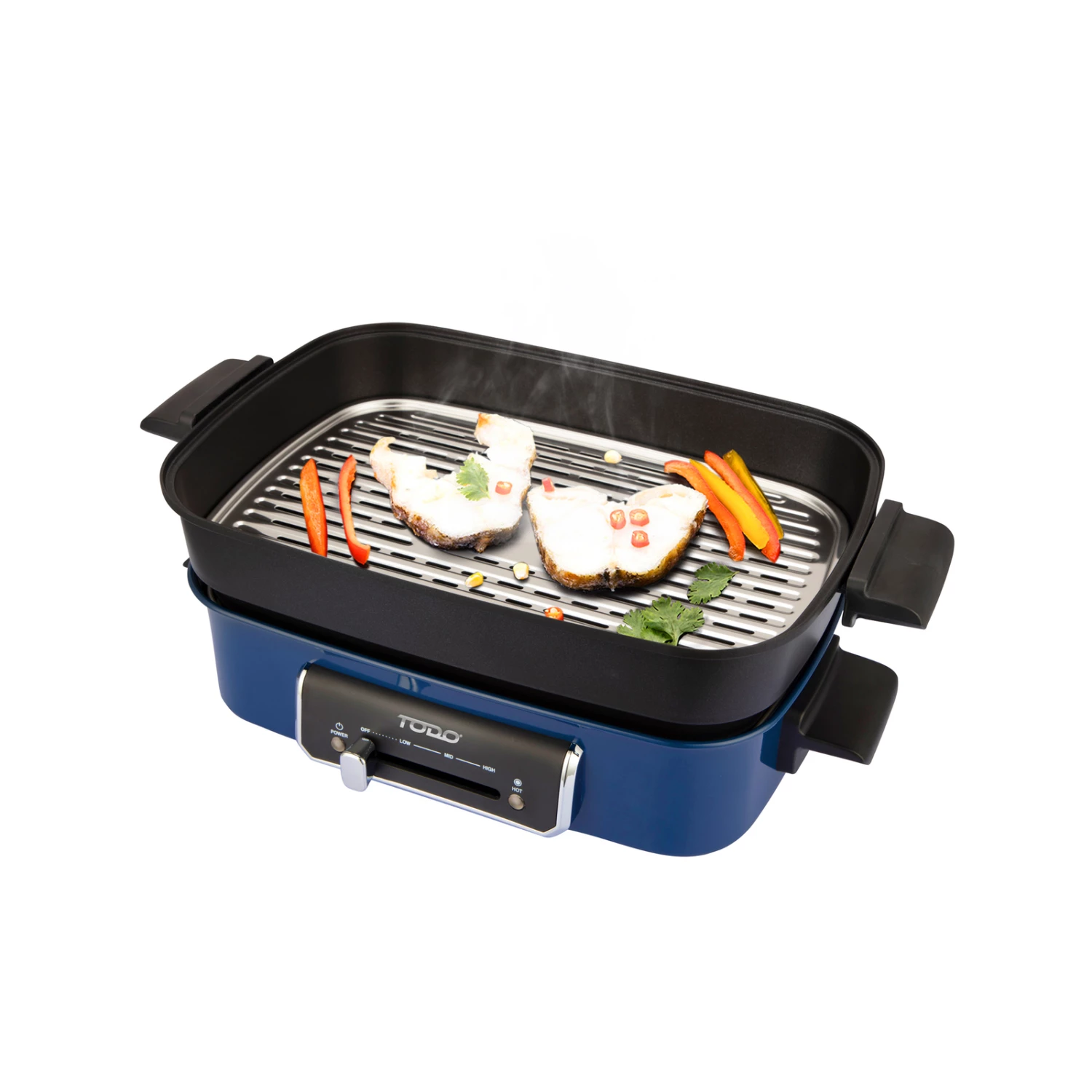 Top 10 ✨ TODO 1400W Multifunction Cooker Electric Grill Pan Steamer Blue - To Australia ✨ 5 Top 10 ✨ TODO 1400W Multifunction Cooker Electric Grill Pan Steamer Blue - To Australia ✨ - Image 5