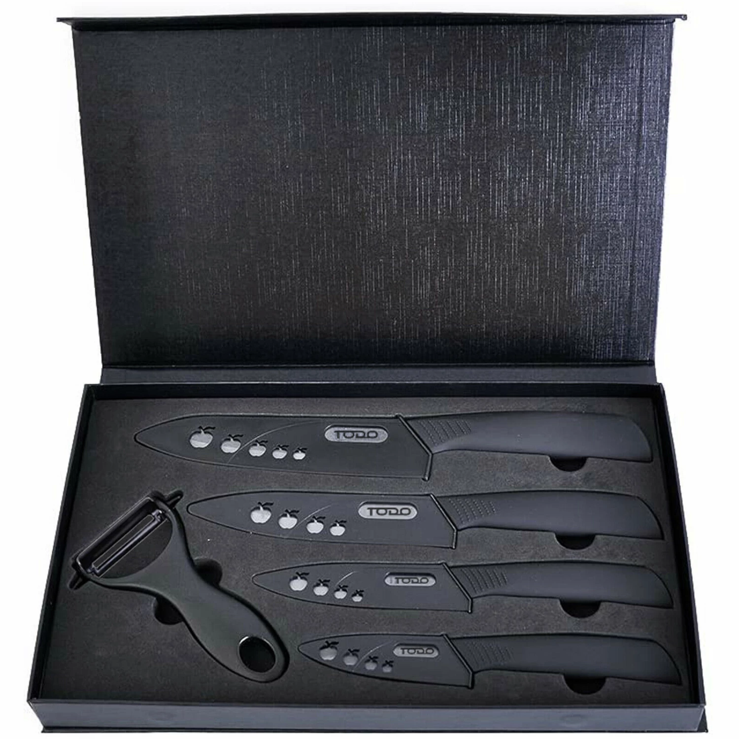 Best reviews of 🔥 Australia Sale - TODO 5 Pcs Ceramic Knife And Peeler Set W/ Sheath Covers Black 😀 2 Best reviews of 🔥 Australia Sale - TODO 5 Pcs Ceramic Knife And Peeler Set W/ Sheath Covers Black 😀 - Image 2