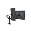 Flash Sale ⭐ Australia Sale - TODO 14"- 32" Aluminium Dual Monitor Bracket Stand Desk Mount Tilt / Rotate Black 😀