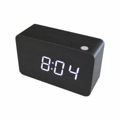 Top 10 🛒 Australia Sale - TODO Digital Alarm Clock White LED - Black 😍