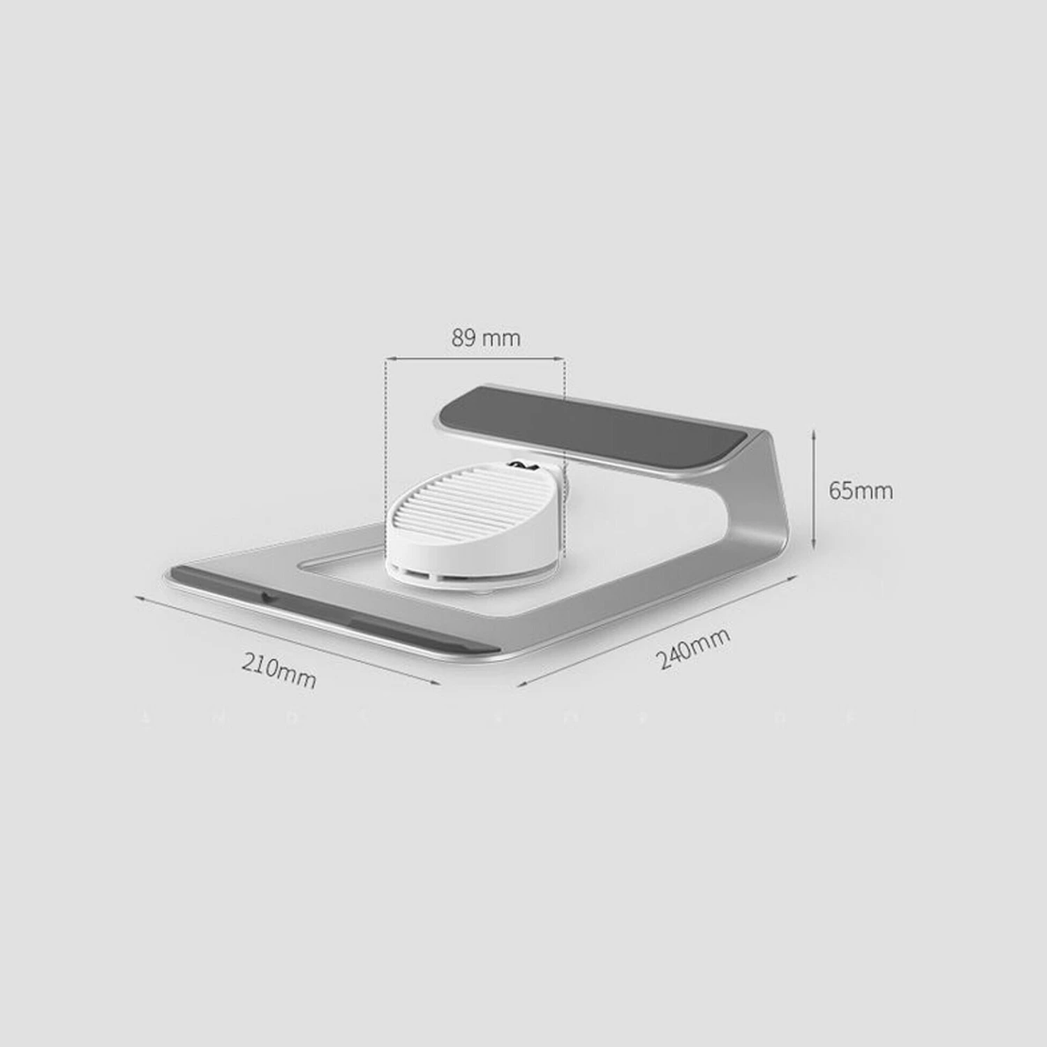 Cheapest 🥰 Australia Sale - TODO 11" - 15" Aluminium Alloy Laptop Stand W/ Cooling Fan - Silver 🥰 5 Cheapest 🥰 Australia Sale - TODO 11" - 15" Aluminium Alloy Laptop Stand W/ Cooling Fan - Silver 🥰 - Image 5
