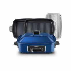 Top 10 โจ TODO 1400W Multifunction Cooker Electric Grill Pan Steamer Blue - To Australia โจ