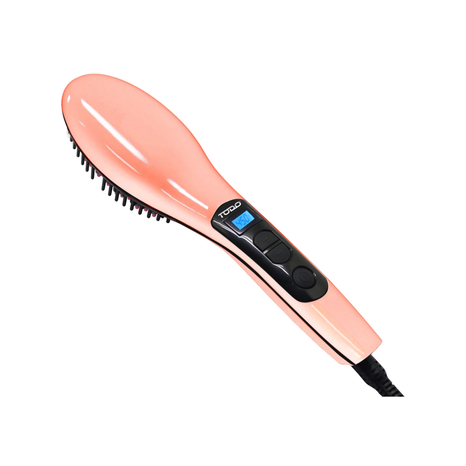 Promo ❤️ Australia Only - TODO Ceramic Tourmaline Ionic Hair Brush Straightener Iron 🤩 1 Promo ❤️ Australia Only - TODO Ceramic Tourmaline Ionic Hair Brush Straightener Iron 🤩