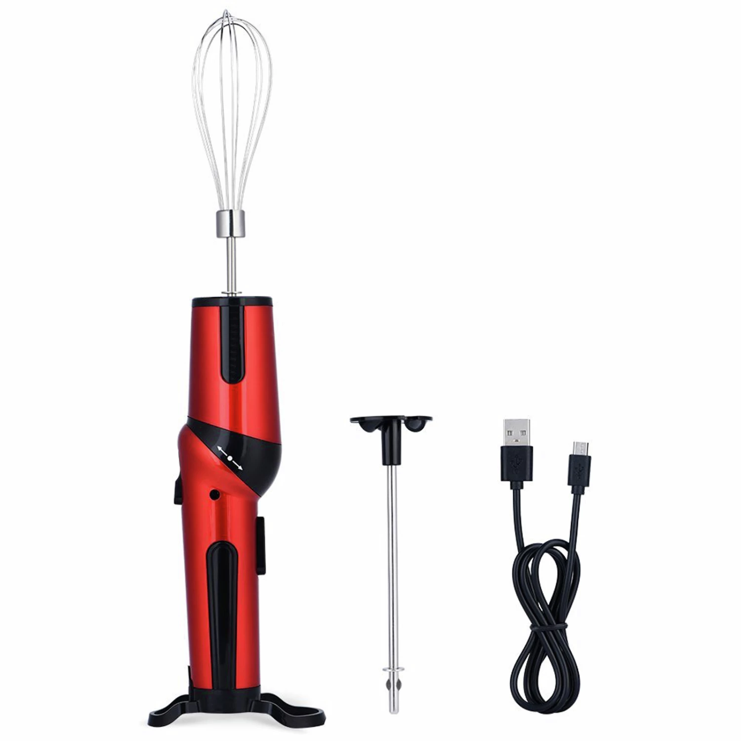 Best Sale 😍 Australia Sale - TODO 2200mAh Cordless Rechargeable Hand Mixer Whisk Beater Red 🎉 2 Best Sale 😍 Australia Sale - TODO 2200mAh Cordless Rechargeable Hand Mixer Whisk Beater Red 🎉 - Image 2