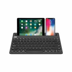 Brand new 👍 Australia Only - Todo Rechargeable Wireless Bluetooth Keyboard Tablet Mount Holder - Black 💯