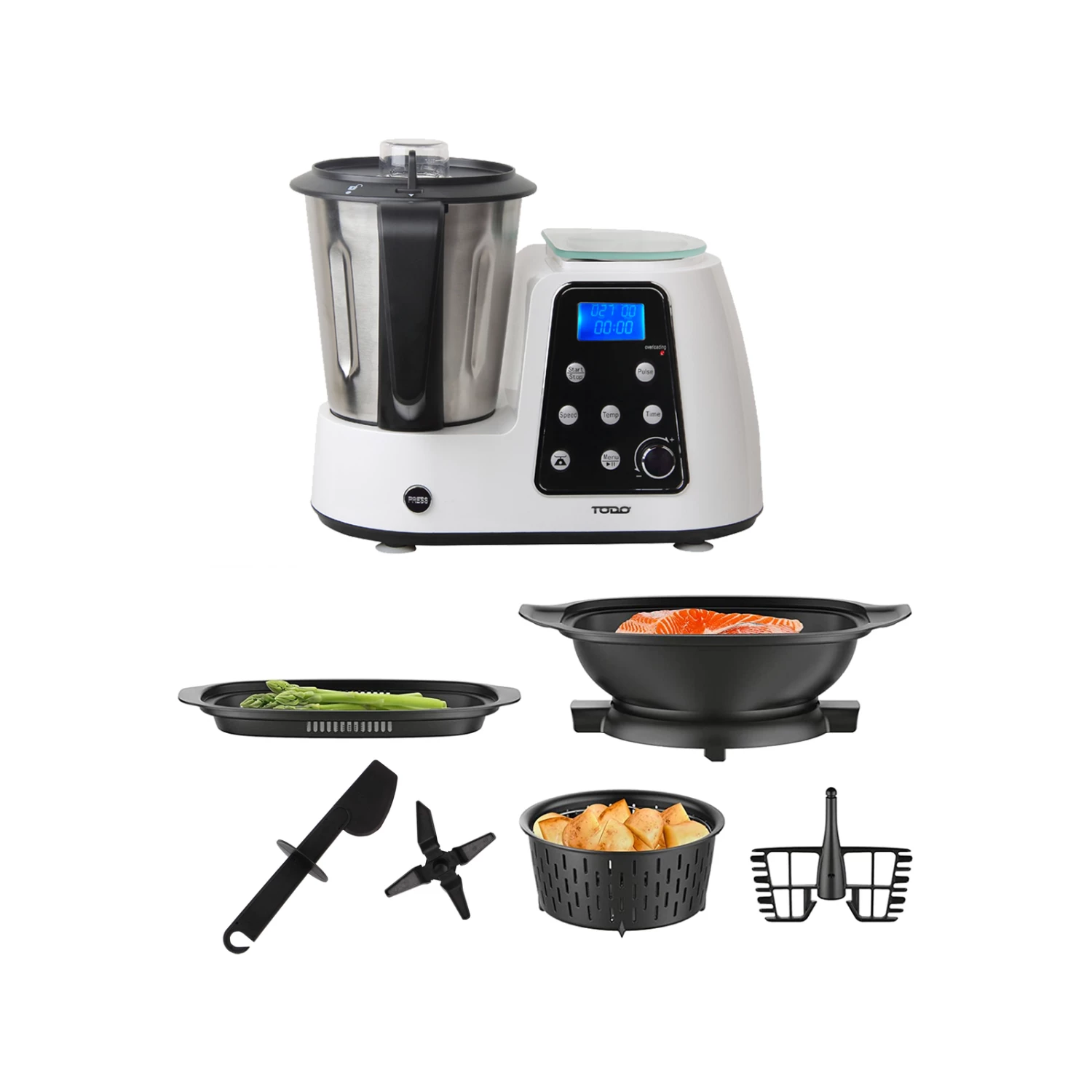 Brand new โ๏ธ Australia Sale - TODO 1800W 2L Multifunction Food Processor Thermo Cooker Stainless Steel Jug White ๐ 3 Brand new โ๏ธ Australia Sale - TODO 1800W 2L Multifunction Food Processor Thermo Cooker Stainless Steel Jug White ๐ - Image 3