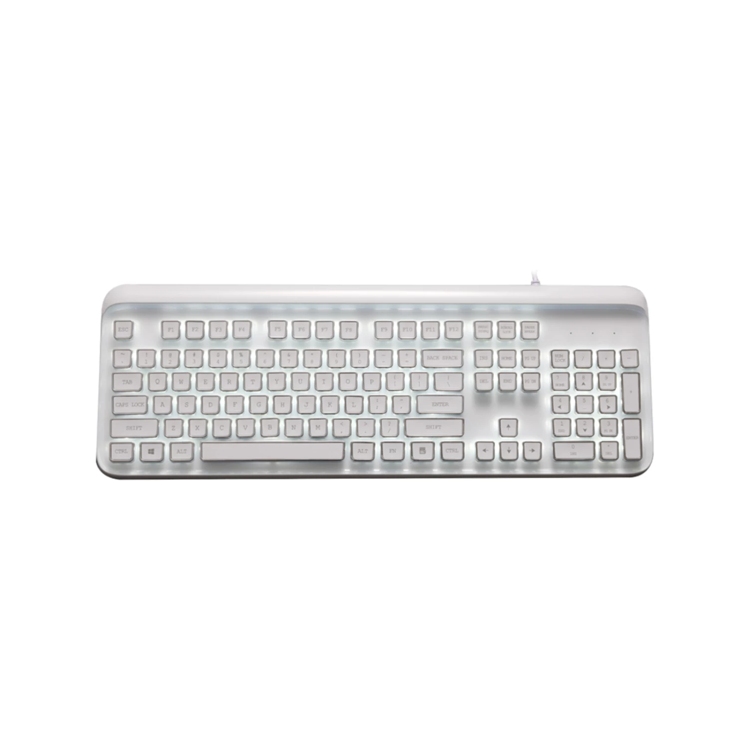 Coupon 🛒 Todo Mechanical Gaming Keyboard LED Backlit Linear Blue Switch - White - To Australia 🤩 2 Coupon 🛒 Todo Mechanical Gaming Keyboard LED Backlit Linear Blue Switch - White - To Australia 🤩 - Image 2
