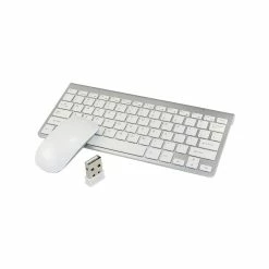 Discount 😀 Todo Wireless Keyboard Optical Mouse Combo - Silver - To Australia 🧨