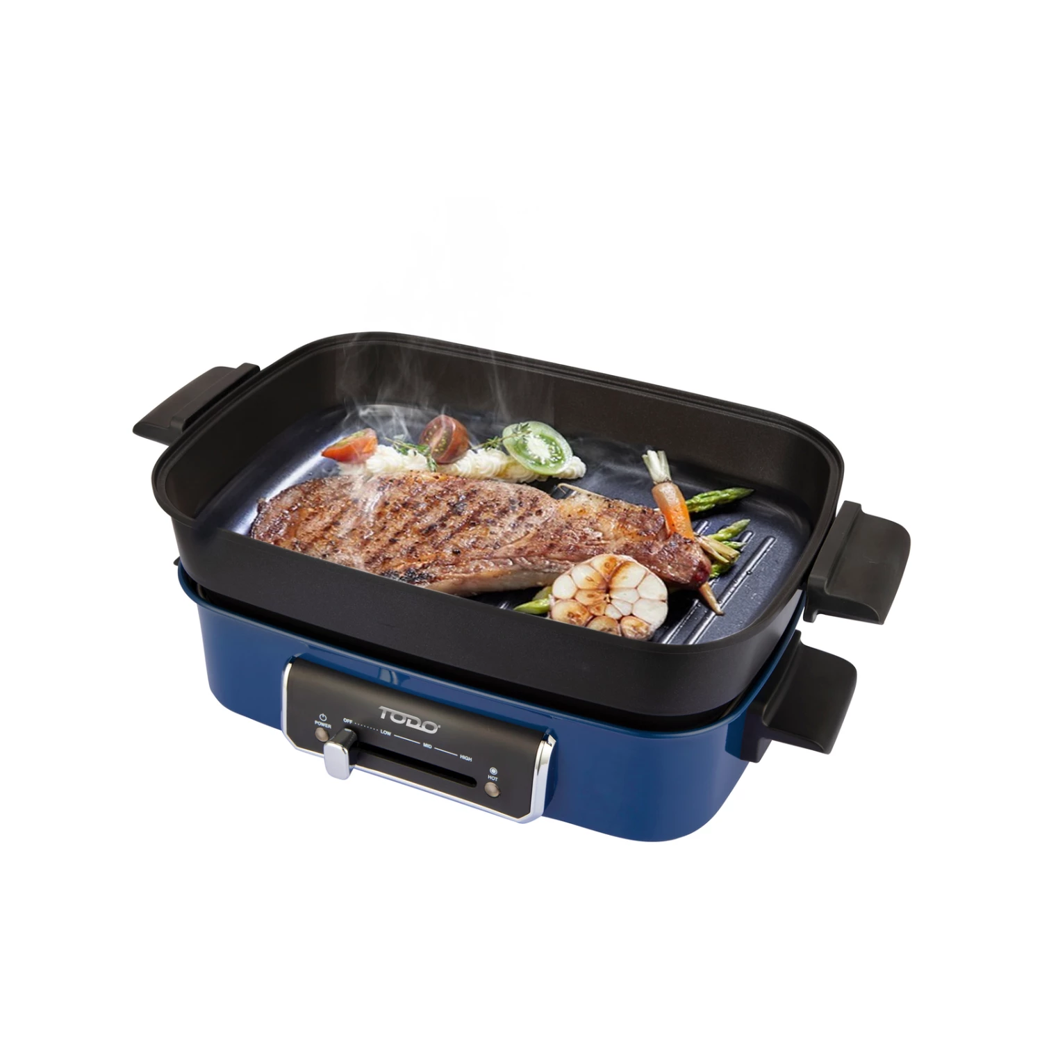 Top 10 ✨ TODO 1400W Multifunction Cooker Electric Grill Pan Steamer Blue - To Australia ✨ 6 Top 10 ✨ TODO 1400W Multifunction Cooker Electric Grill Pan Steamer Blue - To Australia ✨ - Image 6