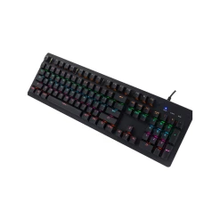 Deals โค๏ธ Australia Sale - Todo Mechanical Gaming Keyboard Linear Blue Switch 104 USB - Black ๐