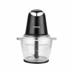 Budget ⌛ Australia Only - TODO 200W 1L Food Chopper Processor With Glass Bowl Black 👍
