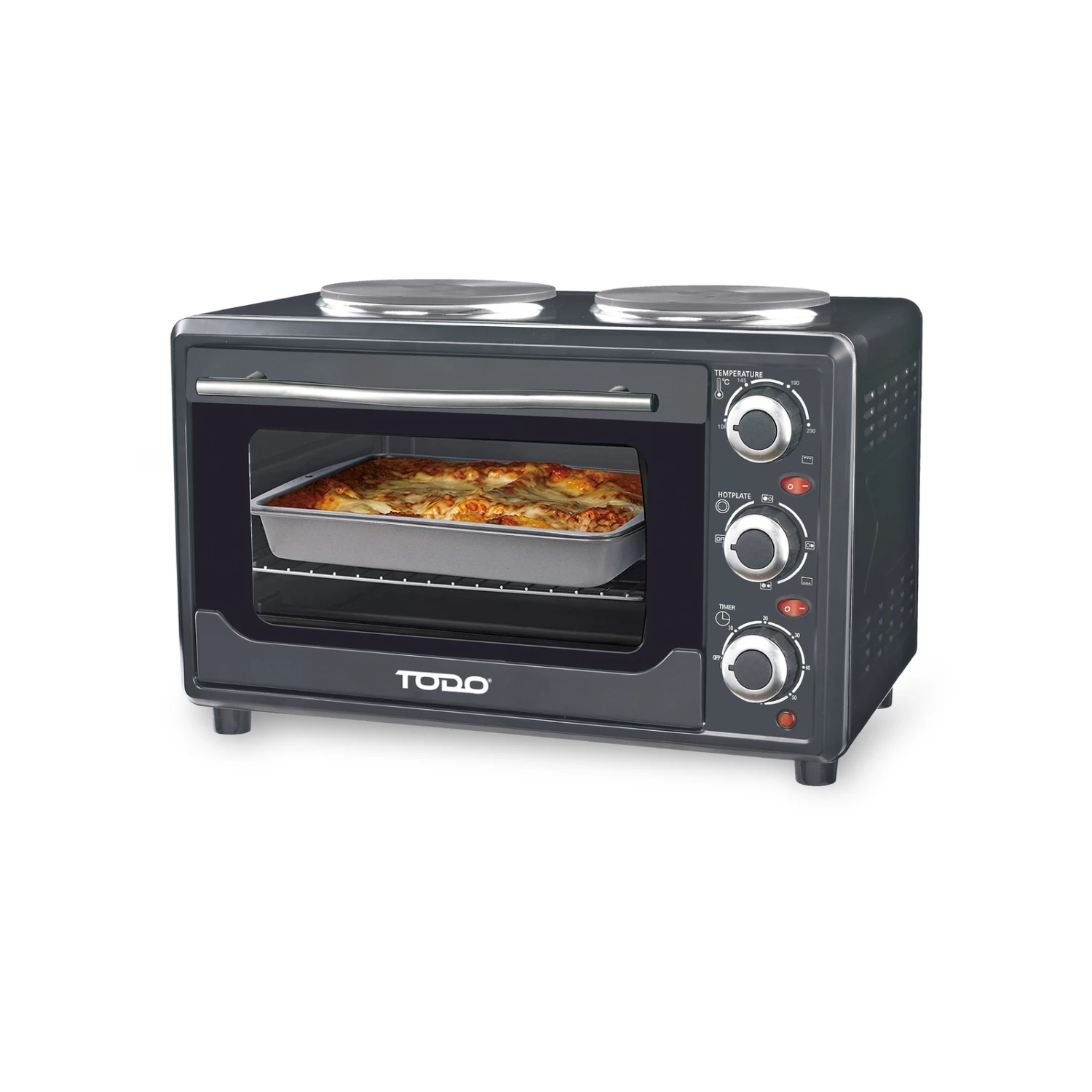 Best reviews of ๐งจ Australia Sale - TODO 23L Electric Oven With Twin Hotplates Black ๐ 2 Best reviews of ๐งจ Australia Sale - TODO 23L Electric Oven With Twin Hotplates Black ๐ - Image 2