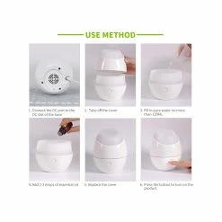 Hot Sale 😀 Australia Only - TODO 120ml Humidifier Aromatherapy Diffuser W/ LED Light - White 🌟 -Todo Online Shop 9228565f9f274388aa99a704aa095f56