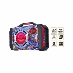 Deals 🥰 Australia Only - TODO Portable Bluetooth Speaker Rechargeable W/ USB + MIC Input Black 😉