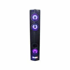 Flash Sale 🔥 Australia Sale - TODO Bluetooth Tower Speaker W/ Dual Bluetooth USB DJ Light Mode Black 👏