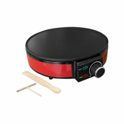 Flash Sale ⭐ TODO 1400W Electric Crepe Maker Pancake Pan Red - To Australia 🎉