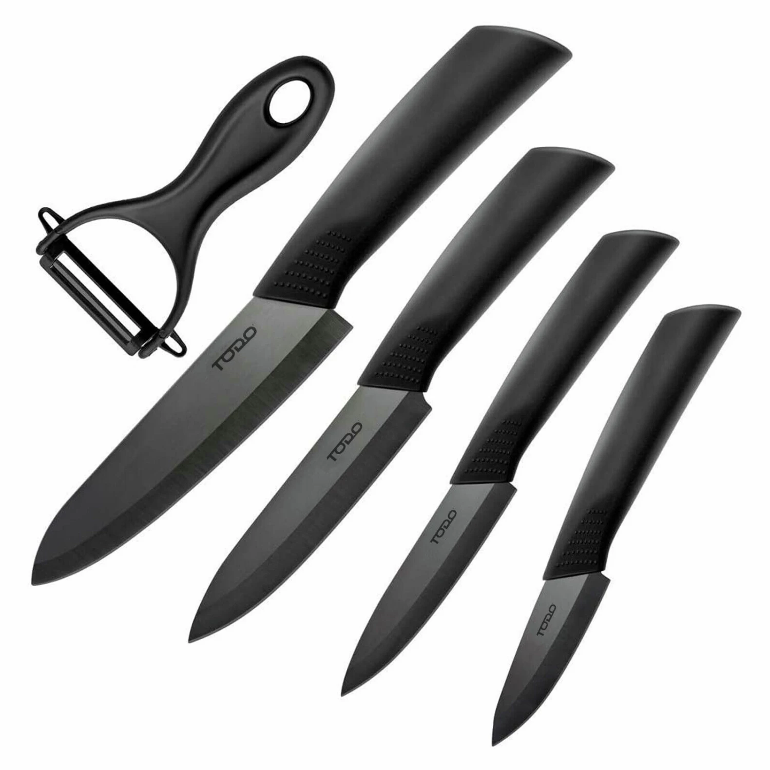 Best reviews of 🔥 Australia Sale - TODO 5 Pcs Ceramic Knife And Peeler Set W/ Sheath Covers Black 😀 1 Best reviews of 🔥 Australia Sale - TODO 5 Pcs Ceramic Knife And Peeler Set W/ Sheath Covers Black 😀