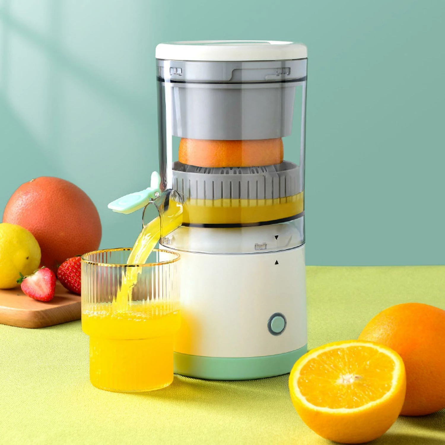 Cheap ⌛ Australia Only - TODO 7.4V Cordless Electric Citrus Juicer Press Green ✨ 2 Cheap ⌛ Australia Only - TODO 7.4V Cordless Electric Citrus Juicer Press Green ✨ - Image 2