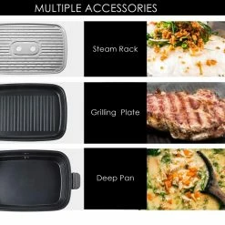 Top 10 ✨ TODO 1400W Multifunction Cooker Electric Grill Pan Steamer Blue - To Australia ✨ 15 Top 10 ✨ TODO 1400W Multifunction Cooker Electric Grill Pan Steamer Blue - To Australia ✨ -Todo Online Shop c144dc33522d4c97948a5a13b339441a