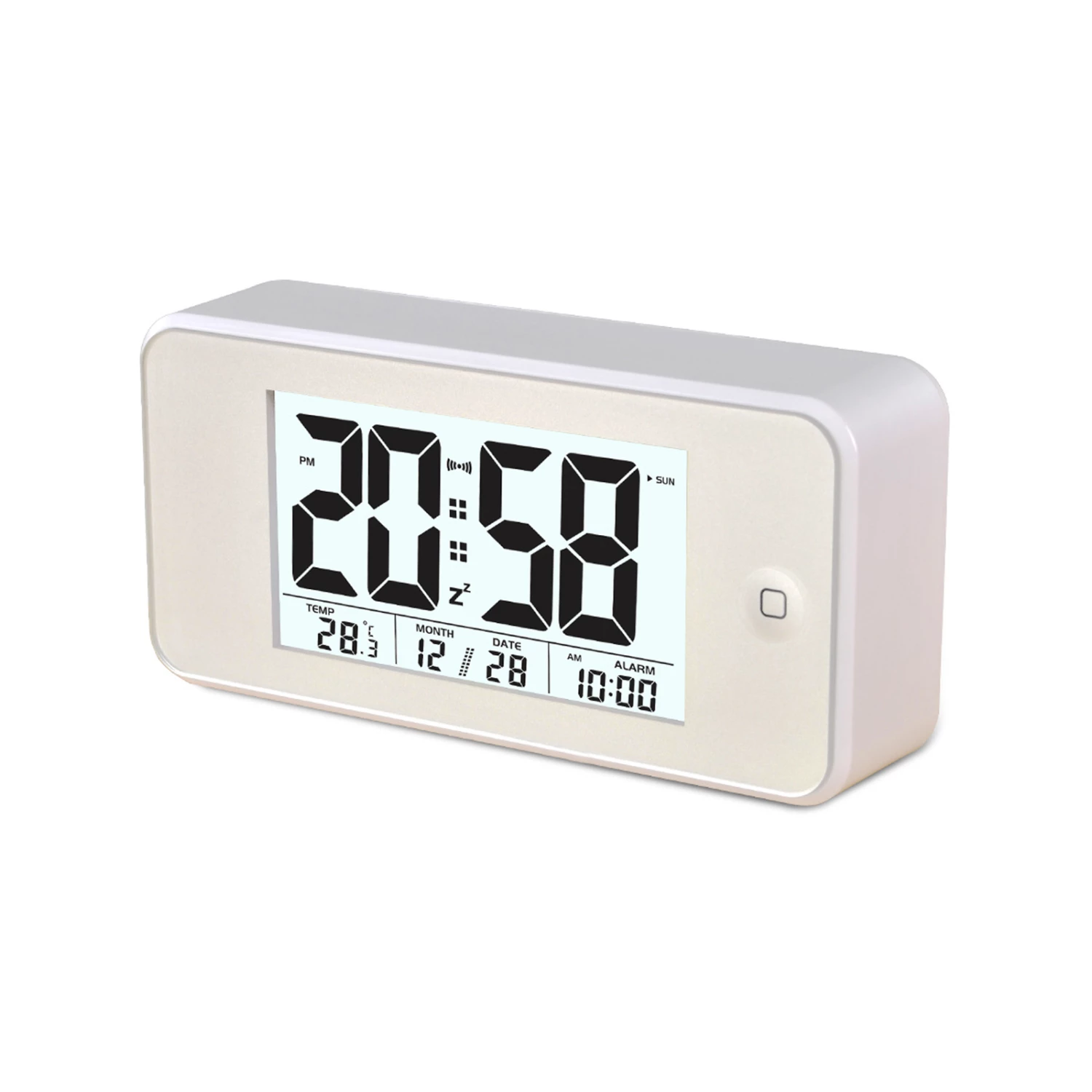 Deals 😍 Australia Sale - Todo Smart LCD Alarm Clock With Sensor Control Display - White 😍 1 Deals 😍 Australia Sale - Todo Smart LCD Alarm Clock With Sensor Control Display - White 😍