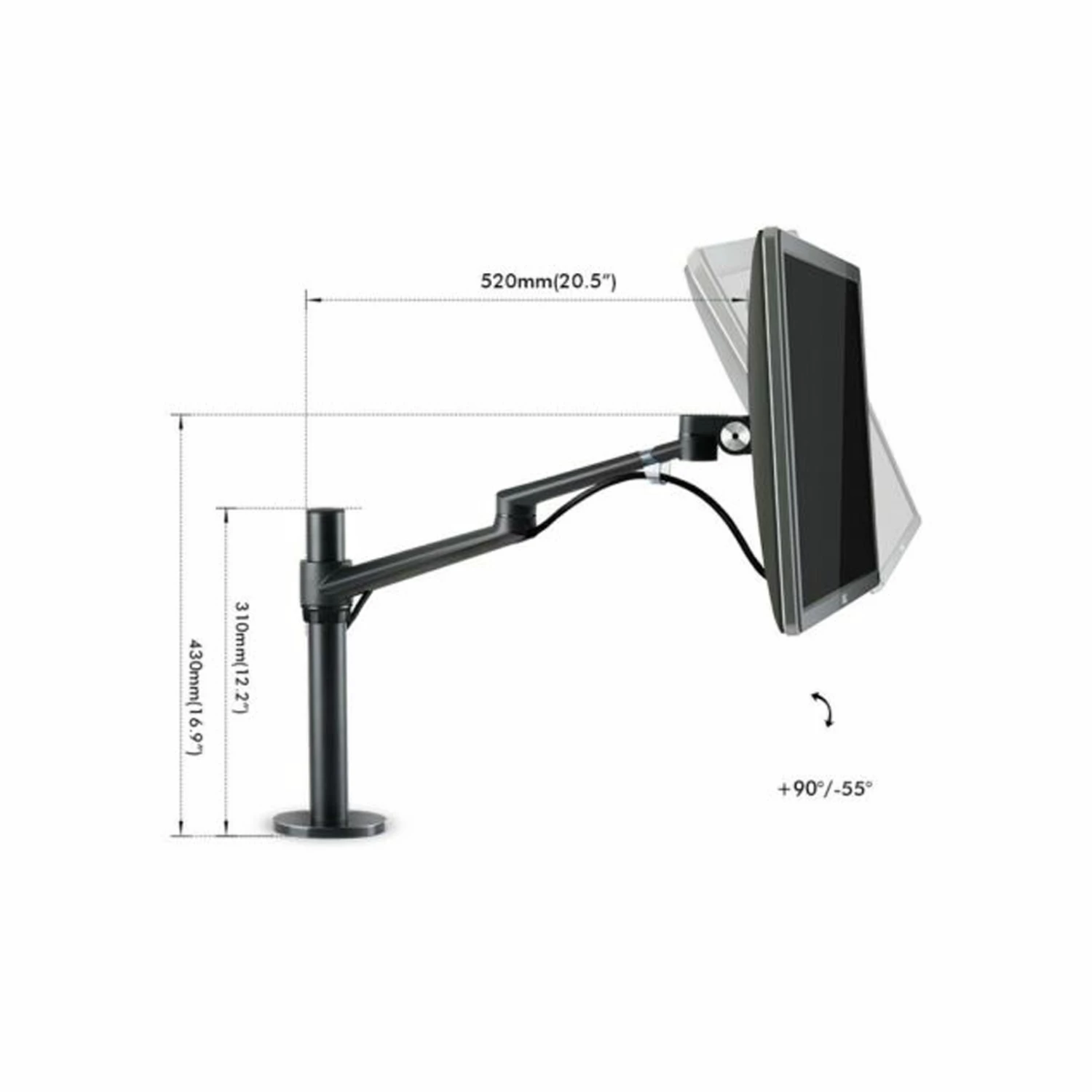 Flash Sale โญ Australia Sale - TODO 14"- 32" Aluminium Dual Monitor Bracket Stand Desk Mount Tilt / Rotate Black ๐ 4 Flash Sale โญ Australia Sale - TODO 14"- 32" Aluminium Dual Monitor Bracket Stand Desk Mount Tilt / Rotate Black ๐ - Image 4