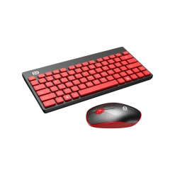 Outlet 🧨 Australia Only - Todo Wireless Keyboard Optical Mouse Combo USB - Red ⌛