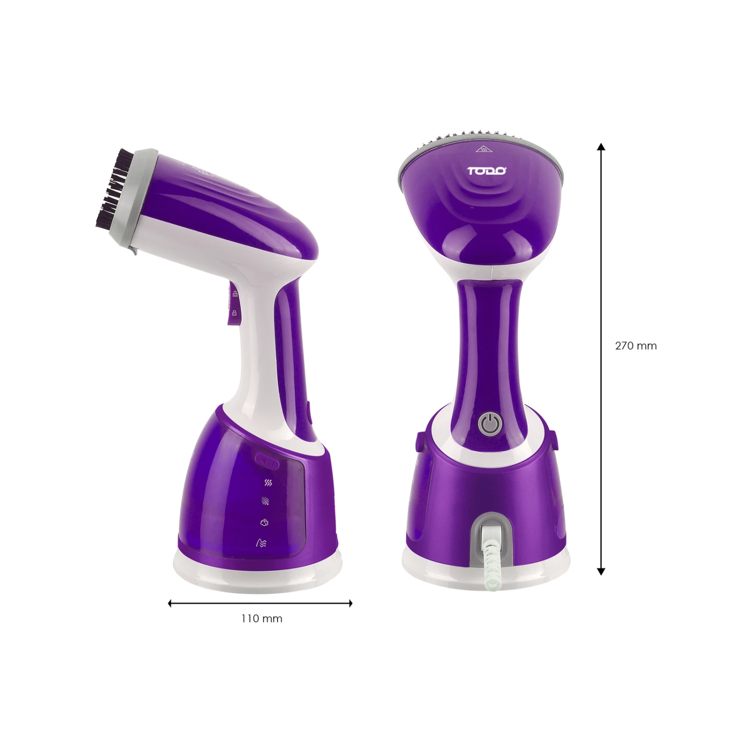 Deals 🎉 Australia Only - TODO 1700W Handheld Garment Steamer Steam Brush Iron - Purple 🎁 4 Deals 🎉 Australia Only - TODO 1700W Handheld Garment Steamer Steam Brush Iron - Purple 🎁 - Image 4