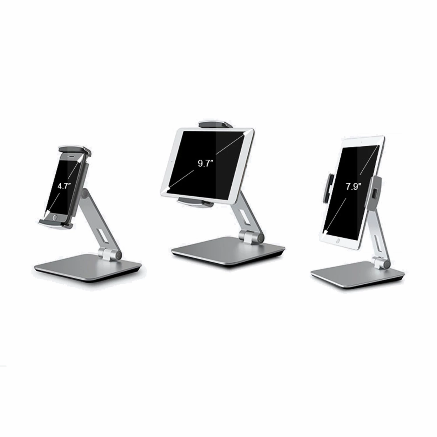 Wholesale 👏 TODO 4" - 14" Aluminium Alloy Foldable Tablet Stand Mount Silver - To Australia ⭐ 6 Wholesale 👏 TODO 4" - 14" Aluminium Alloy Foldable Tablet Stand Mount Silver - To Australia ⭐ - Image 6