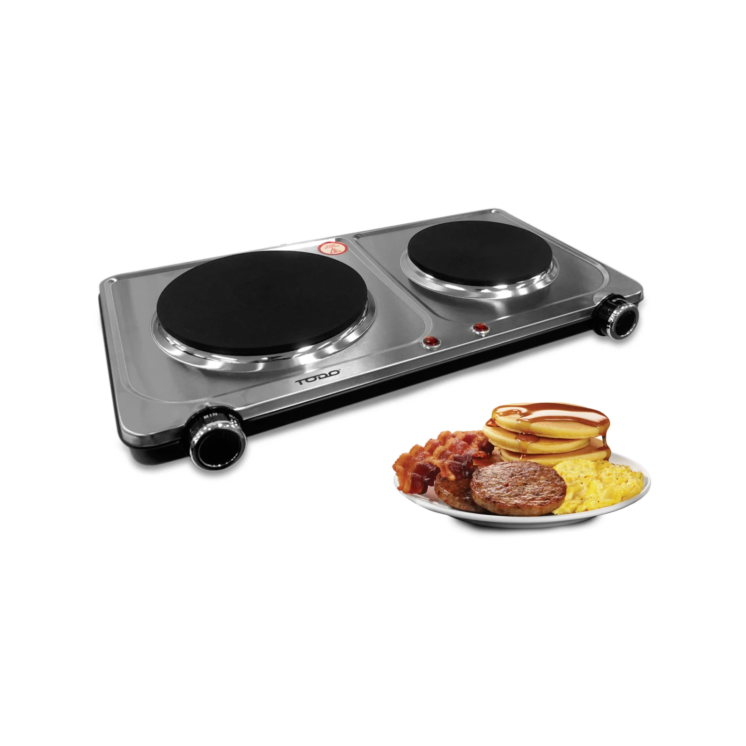 Hot Sale 👍 TODO 2250W Twin Hotplate Electric Cooktop Stainless Steel Silver - To Australia 🛒 7 Hot Sale 👍 TODO 2250W Twin Hotplate Electric Cooktop Stainless Steel Silver - To Australia 🛒 - Image 7