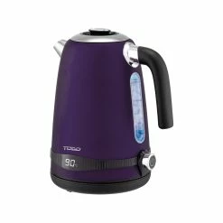 Discount โ๏ธ Australia Sale - TODO 2200W 1.7L Stainless Steel Electric Cordless Kettle Purple ๐