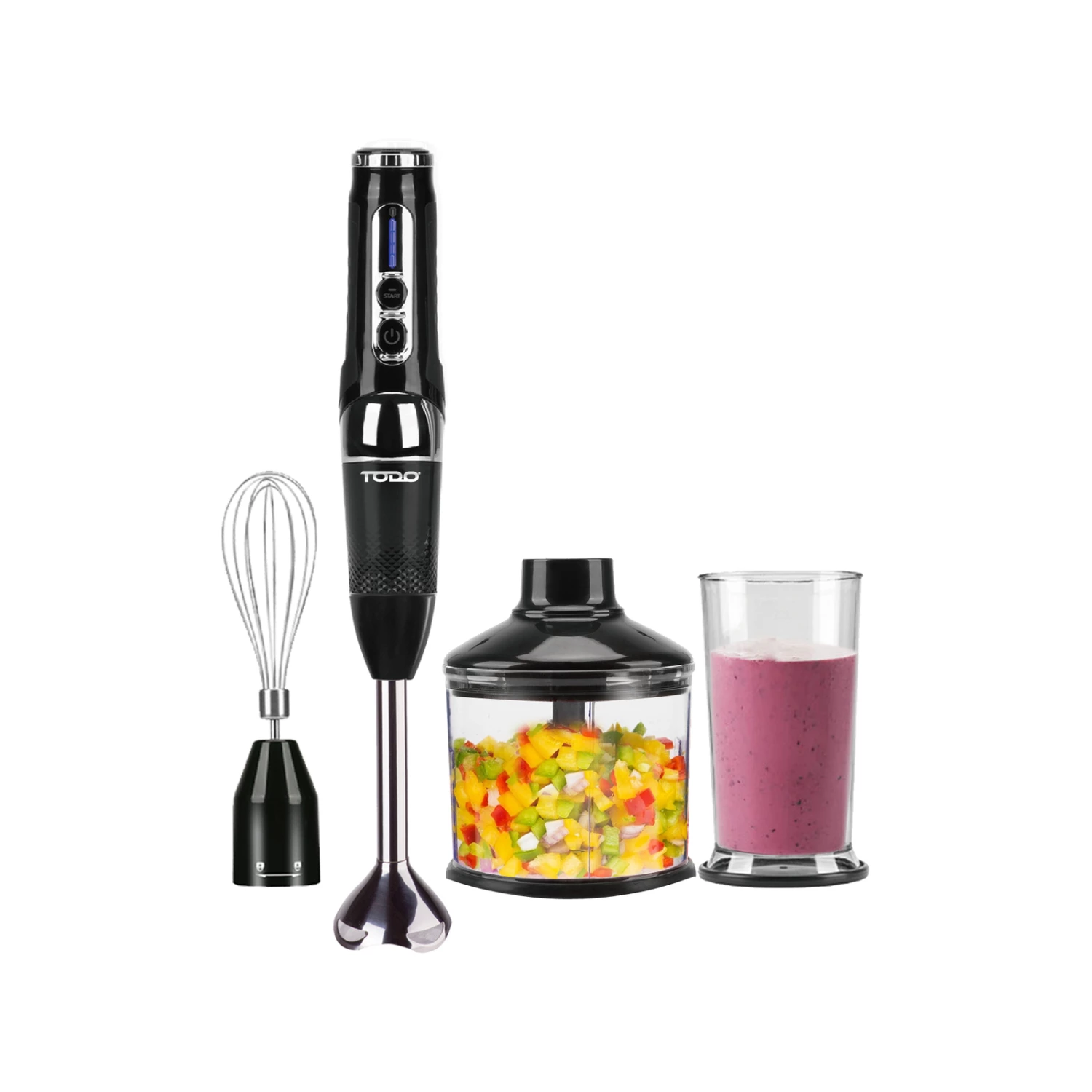 Outlet 🔔 Australia Only - TODO 7.4V Cordless Stick Blender Food Chopper Whisk Black 🎉 4 Outlet 🔔 Australia Only - TODO 7.4V Cordless Stick Blender Food Chopper Whisk Black 🎉 - Image 4