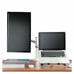 Deals 😉 Australia Only - TODO 10"- 15" Laptop + 14"- 27" Monitor Aluminium Bracket Stand Desk Mount Silver ❤️ -Todo Online Shop f49d59b616d24948933e035649174f61