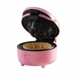 Budget ⭐ TODO 750W Pink Waffle Bowl Maker Non Stick - To Australia 🔥